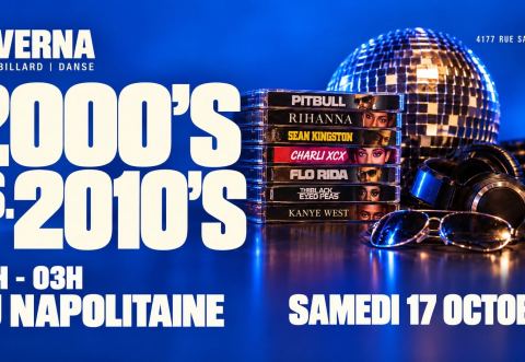 Poster: 2000s vs 2010's DJ NAPOLITAINE @ TAVERNA, Taverna, Saturday, October 17