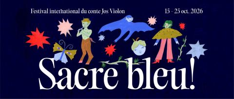 Poster: Festival international du conte Jos Violon de Lévis