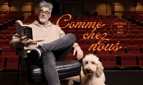 Poster: Réal Béland — Comme chez nous, Théâtre Gilles-Vigneault, Sunday, January 10