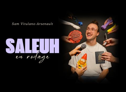Poster: Sam Vitulano-Arsenault, Théâtre Petit Champlain, Wednesday, April 7