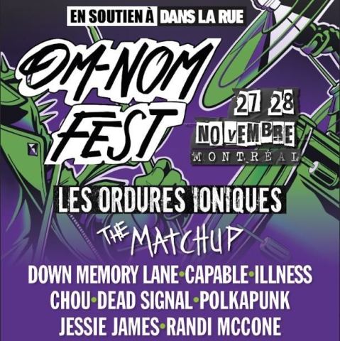 Poster: Om-Nom Fest 2026, La Sotterenea, Friday, November 27
