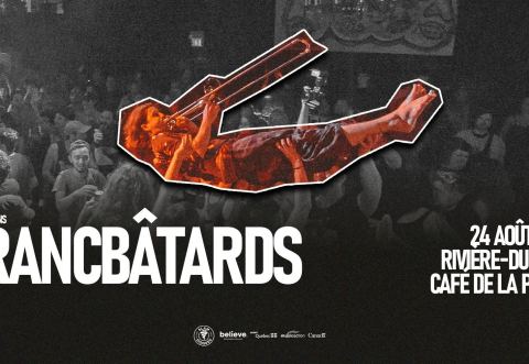Poster: Ce soir !!!! Francbâtards (Reggae-Ska-Funk) @ Rivière-du-Loup, Café culturel de la Pointe, Sunday, August 24