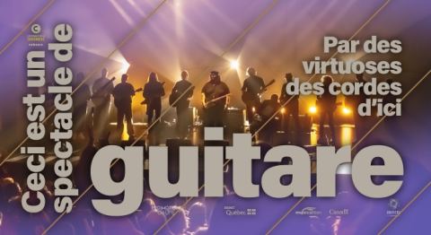 Poster: Ceci est un spectacle de guitare, Théâtre Desjardins (LaSalle), Saturday, January 23