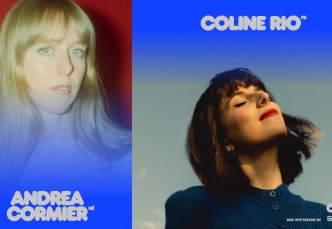Poster: Coup de cœur francophone : Coline Rio + Andrea Cormier, Cabaret Lion d'Or, Wednesday, November 11