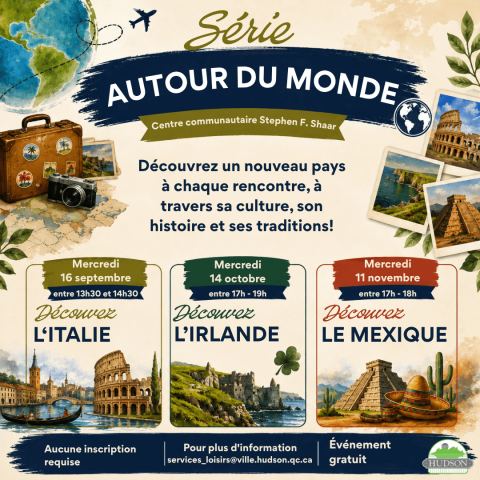 Poster: Série “Autour du monde” – Découvrez le Mexique