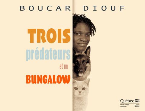 Poster: Boucar Diouf - Trois prédateurs et un bungalow