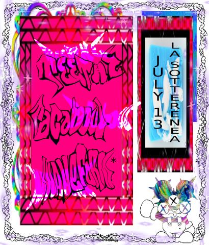 Poster: They Are Gutting A Body Of Water ‣ waveform* ‣ Teethe, La Sotterenea, Thursday, July 13