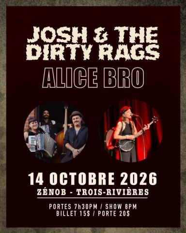 Poster: Josh & The Dirty Rags + Meredith Moon