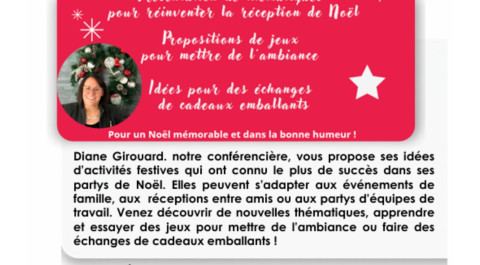 Poster: Idées pour un Noël festif!