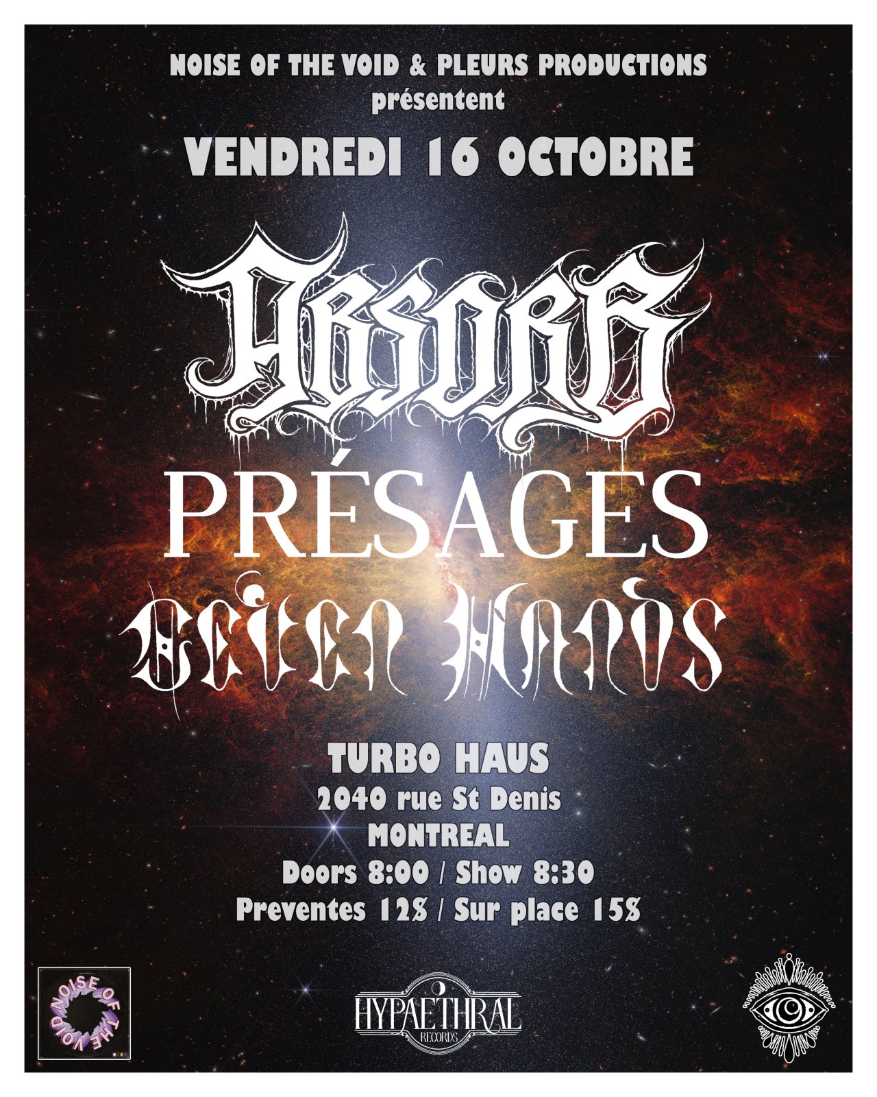 Absorb + Présages + Seven Hands