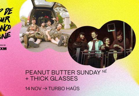 Poster: PEANUT BUTTER SUNDAY + THICK GLASSES | CCF25