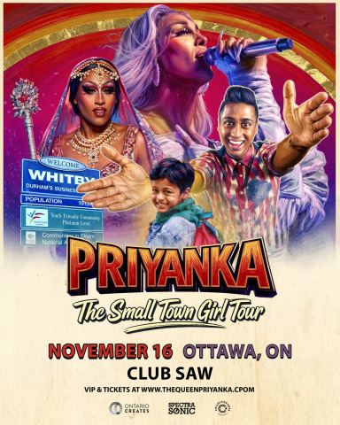 Poster: Priyanka, SAW Gallery, Monday, November 16