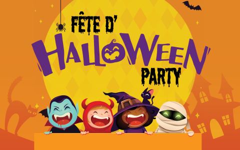 Affiche : Fête d'Halloween/ Halloween Party, Bibliothèque publique Eleanor London de Côte Saint-Luc, jeudi 29 octobre