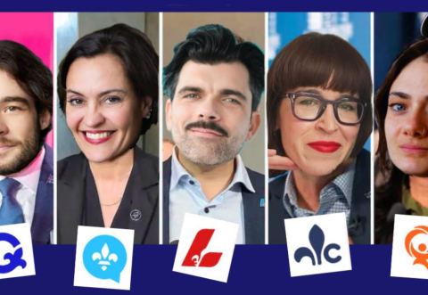 Poster: Le SPECTACLE des ÉLECTIONS - EN SALLE, Société des arts technologiques [SAT], Monday, October 5