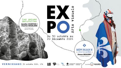 Poster: Vernissage | Simon Beaudry + Amélie Courtois + Charles Sagalane, Langage Plus, Friday, October 30