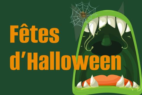 Affiche : Fête d’Halloween du secteur centre