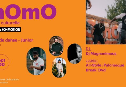 Poster: Battle de danse - Junior | Station culturelle Momo | Les jeudis Co-Motion
