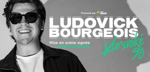 Poster: Ludovick Bourgeois - Karaoké 90 - Théâtre des Eskers, Amos