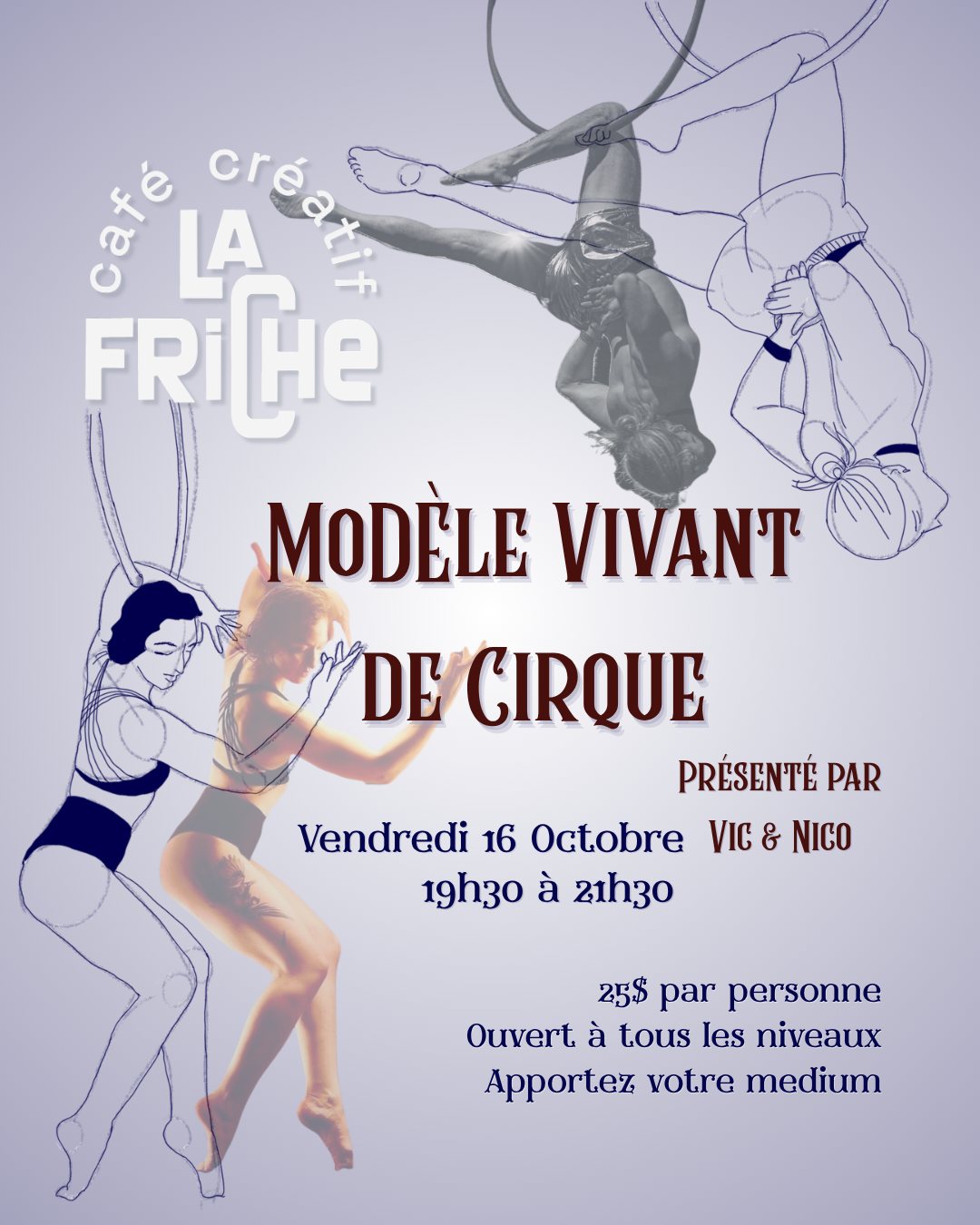 Affiche : Modèle Vivant de Cirque