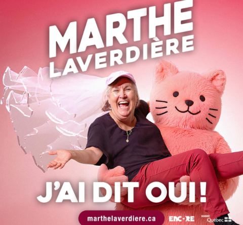 Poster: MARTHE LAVERDIÈRE, Salle Alphonse-Desjardins (Cégep Beauce-Appalaches), Sunday, March 21
