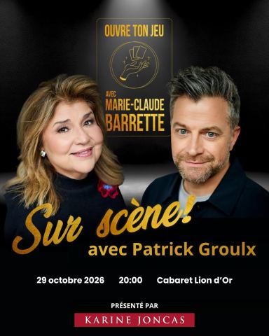 Affiche : Ouvre ton jeu sur scène avec Marie-Claude Barrette