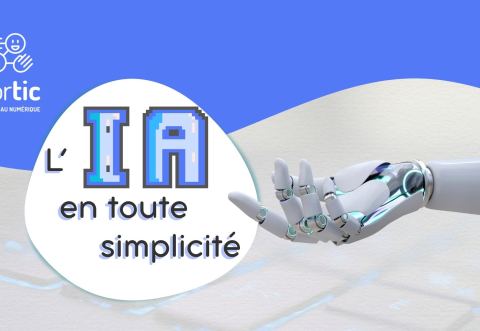 Poster: L'IA en toute simplicité, Bibliothèque de Chicoutimi, Tuesday, February 24