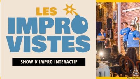 Poster: IMPRO au rez-de-chaussée : Les Improvistes!