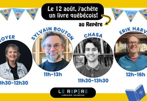 Affiche : Le 12 août au Repère, Librairie jeunesse le Repère, mercredi 12 août
