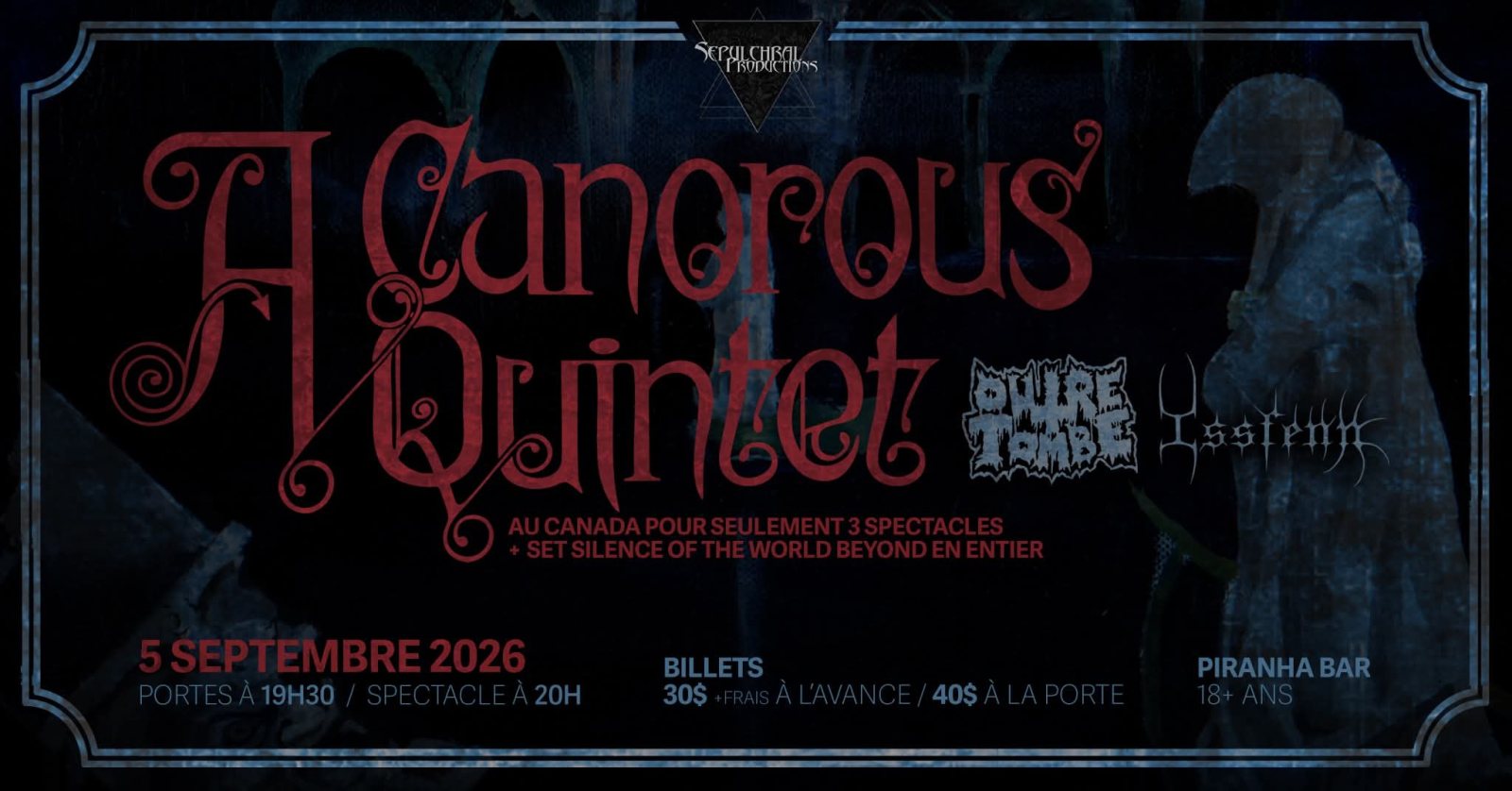 A CANOROUS QUINTET - SILENCE OF THE WORLD BEYOND SET
