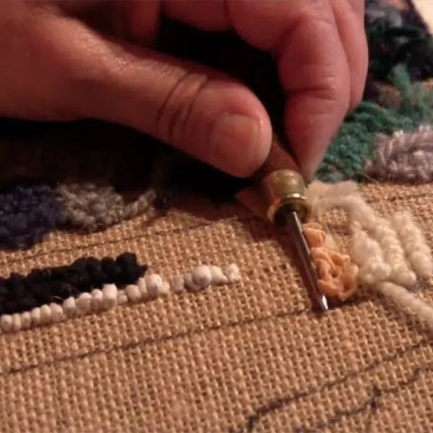 Poster: Série bien-être | Crochet sur jute