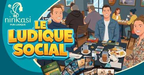 Poster: Le Ludique Social, Ninkasi Bar & Bistro, Wednesday, December 2