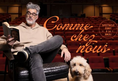 Poster: Réal Béland - Comme chez nous | Lachine, L'Entrepôt, maison de la culture de Lachine, Friday, January 23