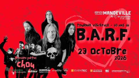 Poster: BARF avec Chou et Vantablack Warship