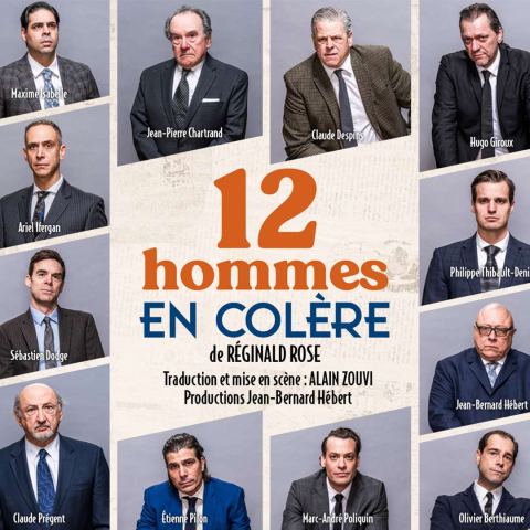 Poster: Théâtre de Rougemont — 12 hommes en colère, Théâtre Belcourt, Saturday, May 1