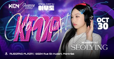 Poster: THE KCN AGENCY présente KPOP CLUB NIGHT