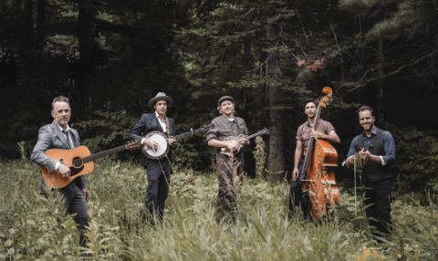 Poster: The Big O String Band — Waiting on a train, Salle Antony Lessard, Thursday, March 11