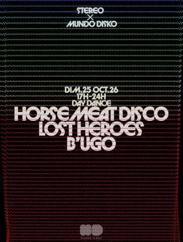 Poster: Day Dance, Stereo, Sunday, October 25