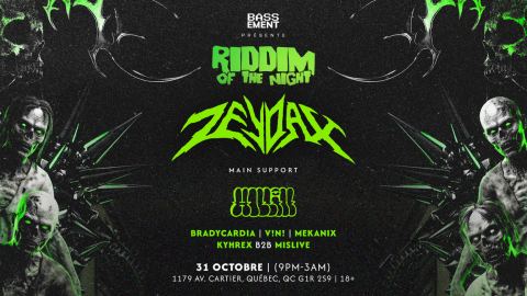 Poster: RIDDIM OF THE NIGHT