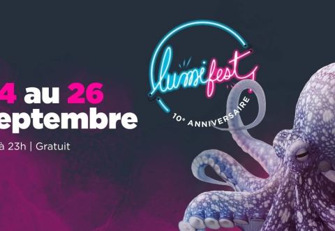 Poster: Lumifest 2026 | Arts numériques et bouffe de rue, Métiers et Traditions, Thursday, September 24