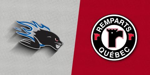 Poster: Les Sea Dogs de Saint John c. Les Remparts de Québec -