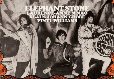 Poster: ◑ Elephant Stone ◑ Klaus Johann Grobe ◑ Vinyl Williams et + ◑, Église Saint-Enfant-Jésus du Mile-End, Wednesday, May 8