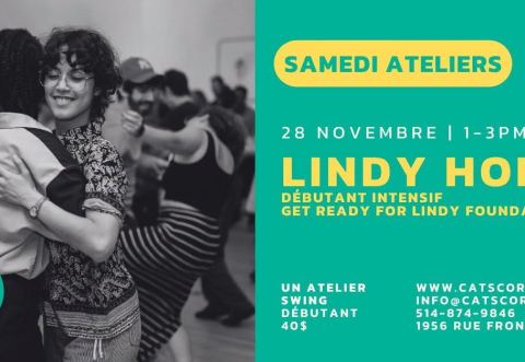 Poster: Atelier SWING - intensif débutant, Cat’s Corner, Saturday, November 28