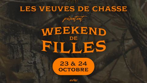 Poster: Veuves de chasses, Les Voûtes Grande Allée, Friday, October 23