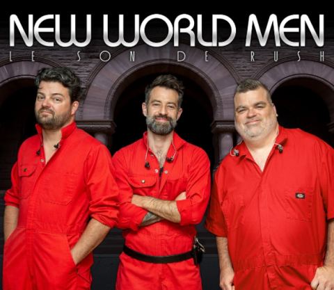 Poster: New World Men – hommage à Rush, Le Club Dix30, Saturday, March 13