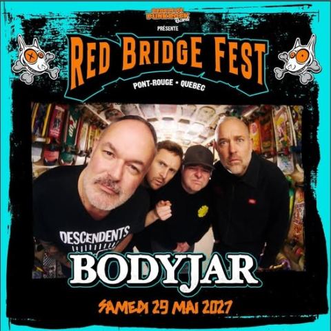 Poster: Red Bridge Fest – Bodyjar 2027, Saturday, May 29