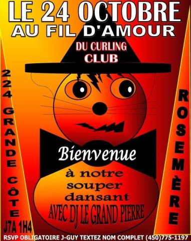 Poster: Souper dansant Au Fil d'Amour