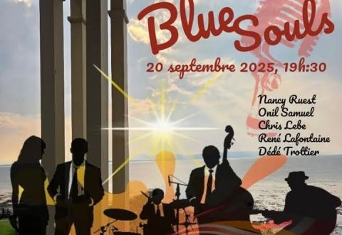 Poster: BlueSouls au Café culturel de la Pointe, Café culturel de la Pointe, Saturday, September 20