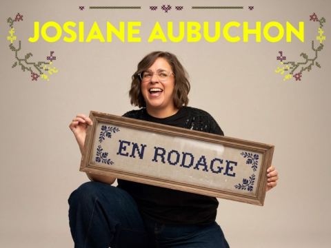 Poster: Josiane Aubuchon — En rodage, Petite salle - Centre culturel de l'Université de Sherbrooke, Friday, April 16