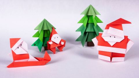 Poster: Atelier d'origami spécial Noël avec Andy (9-15 ans)