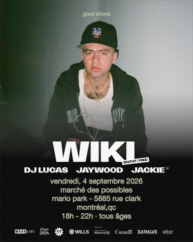 Poster: FREE SHOW: Wiki + DJ Lucas + Jaywood + Jackie (DJ)